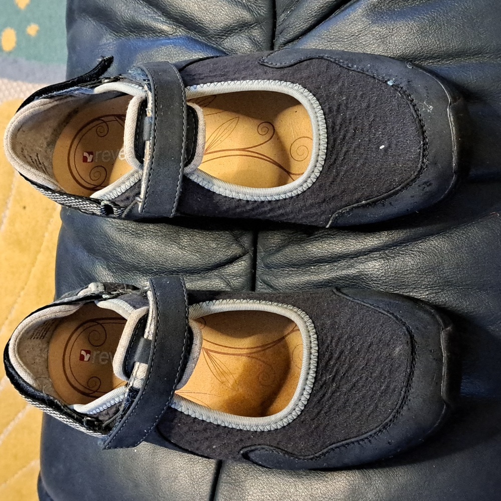 Orthotic Friendly DREW Women's Buttercup Mary Jane Adjustable Sneaker Sz  7